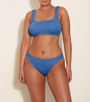 Women's Hunza G Coverage Xandra Bikinis Blue | US-379125OAX